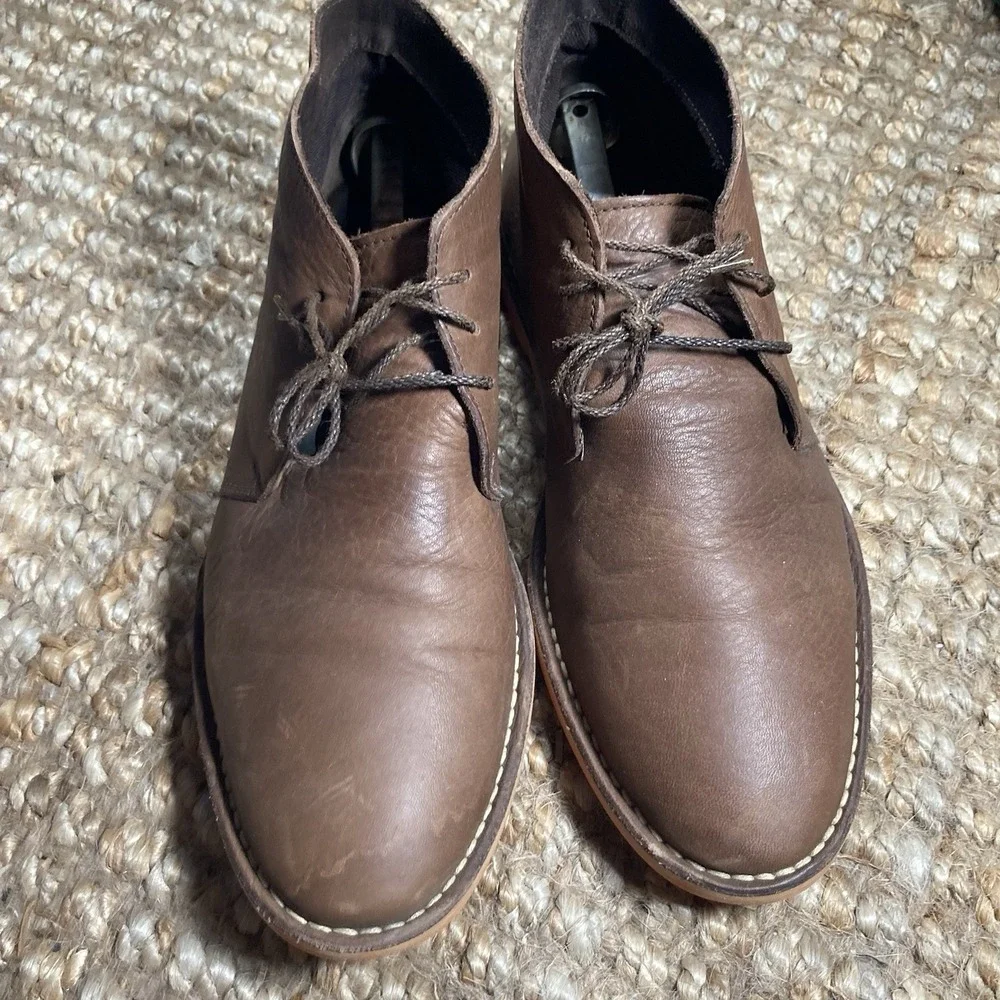 Cole Haan Chukka Dress‎ Boot Tan Sz 10.5 M Leather